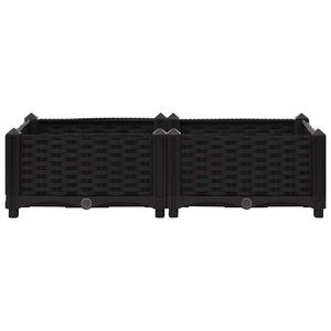 Fioriera Rialzata 80x40x23 cm in Polipropilene cod mxl 46211