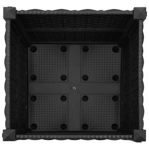 Fioriera Rialzata 40x40x38 cm in Polipropilene