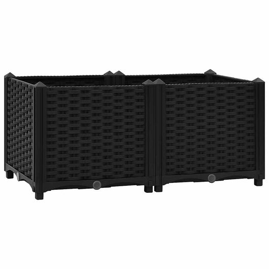 Letto rialzato 80x40x38 cm in polipropilene 316531