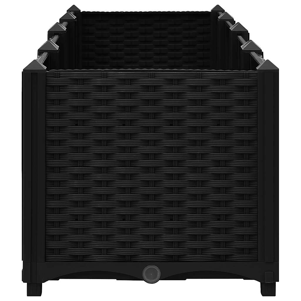 Fioriera Rialzata 160x40x38 cm in Polipropilene