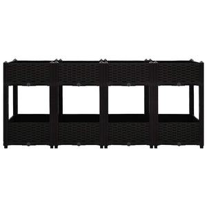 Fioriera Rialzata 160x40x71 cm in Polipropilene 316537