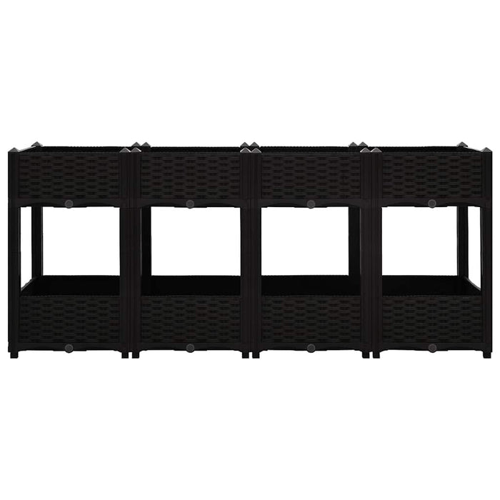 Fioriera Rialzata 160x40x71 cm in Polipropilene