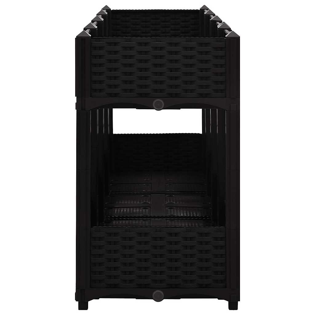 Fioriera Rialzata 160x40x71 cm in Polipropilene