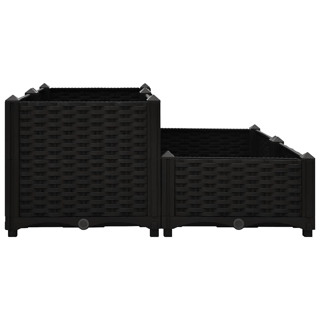 Fioriera Rialzata 80x80x38 cm in Polipropilene