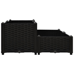 Fioriera Rialzata 80x80x38 cm in Polipropilene