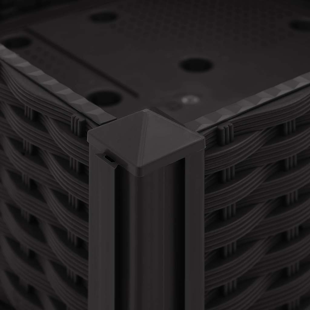 Fioriera Rialzata 80x80x38 cm in Polipropilene 316538