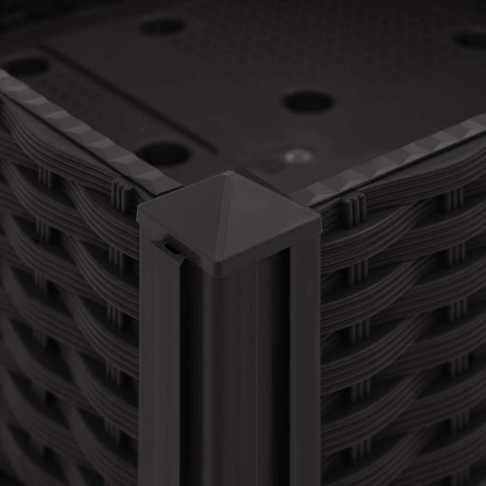 Fioriera Rialzata 80x80x38 cm in Polipropilene