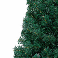 Albero di Natale Preilluminato con Supporto Verde 120 cm PVC 3077477