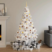 Albero di Natale Preilluminato con Palline 180 cm 620 Rami 3077494