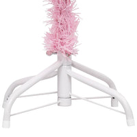 Albero di Natale Preilluminato con Palline Rosa 120 cm PVC 3077497
