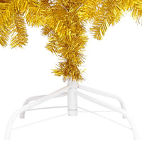 Set Albero Natale Artificiale con LED e Palline Oro 240 cm PET cod mxl 18076