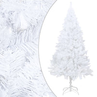 Albero di Natale Preilluminato con Palline Bianco 240 cm PVCcod mxl 72859