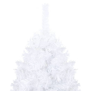 Albero di Natale Preilluminato con Palline Bianco 240 cm PVC 3077543