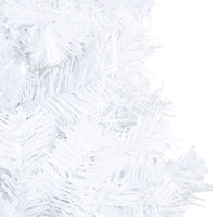 Albero di Natale Preilluminato con Palline Bianco 240 cm PVC 3077543