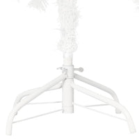 Albero di Natale Preilluminato con Palline Bianco 120 cm 3077546