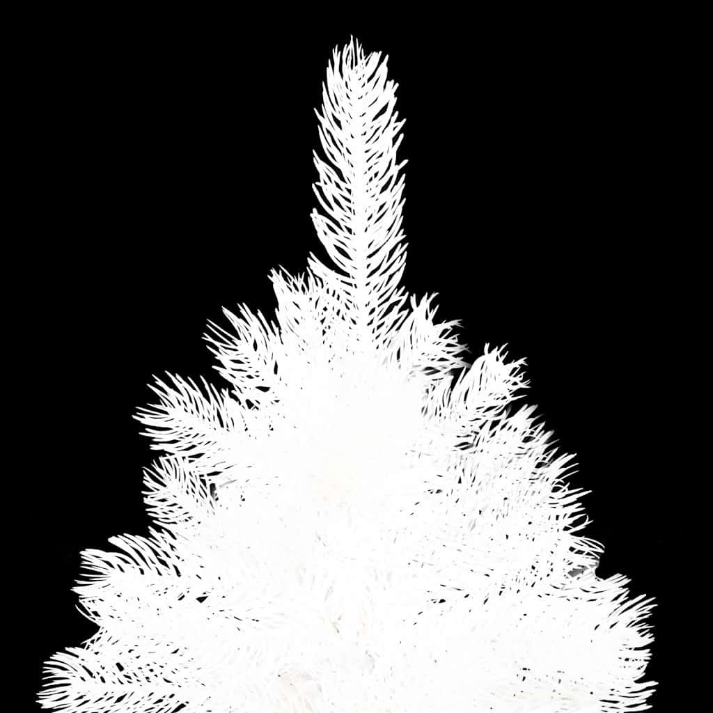 Albero di Natale Preilluminato con Palline Bianco 180 cm 3077548