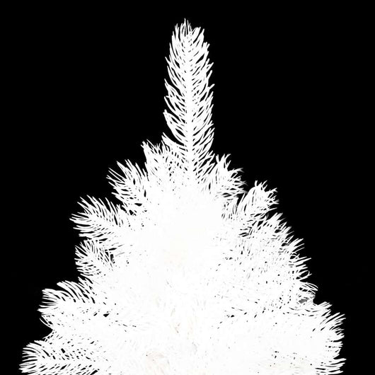 Albero di Natale Preilluminato con Palline Bianco 180 cm 3077548