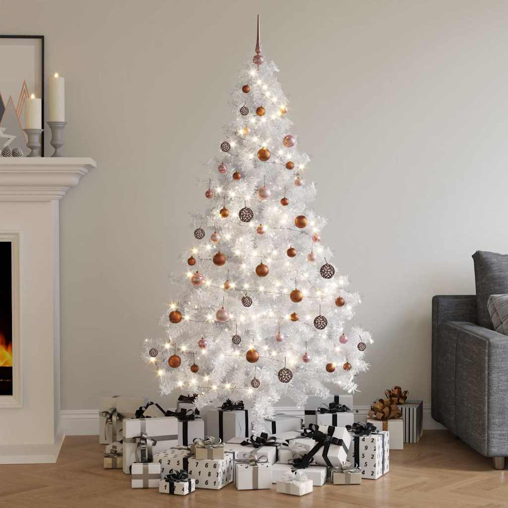 Albero di Natale Preilluminato con Palline 180 cm 620 Rami 3077580