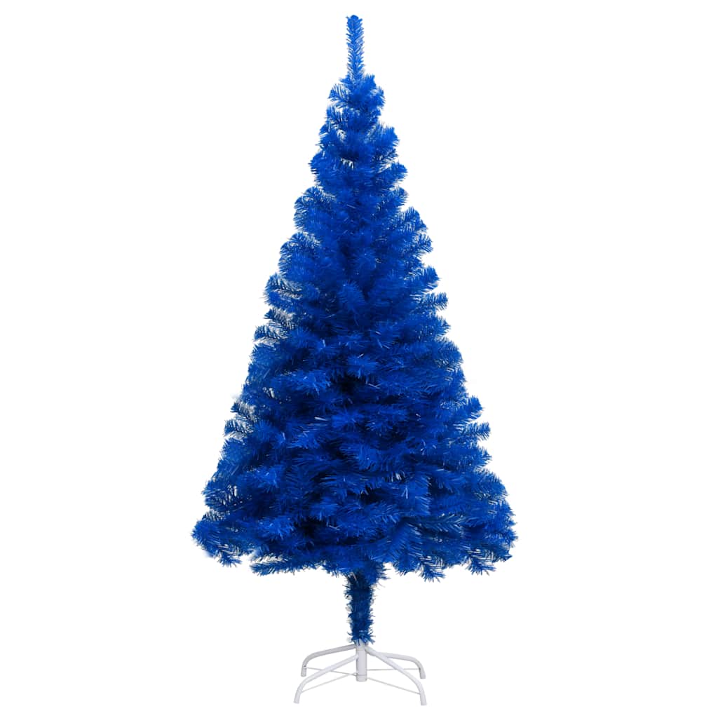 Albero di Natale Preilluminato con Palline Blu 210 cm PVCcod mxl 96850