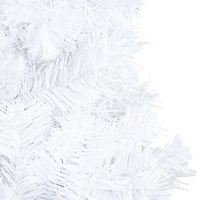 Albero di Natale Preilluminato con Palline Bianco 180 cm PVC 3077627