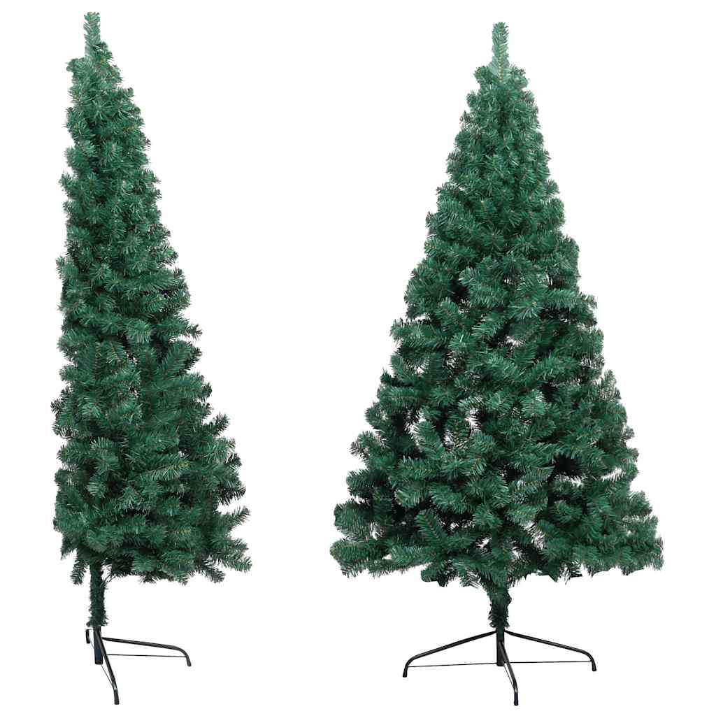 Set Albero Natale Artificiale a MetÃ  LED e Palline Verde 240cm  cod mxl 17225