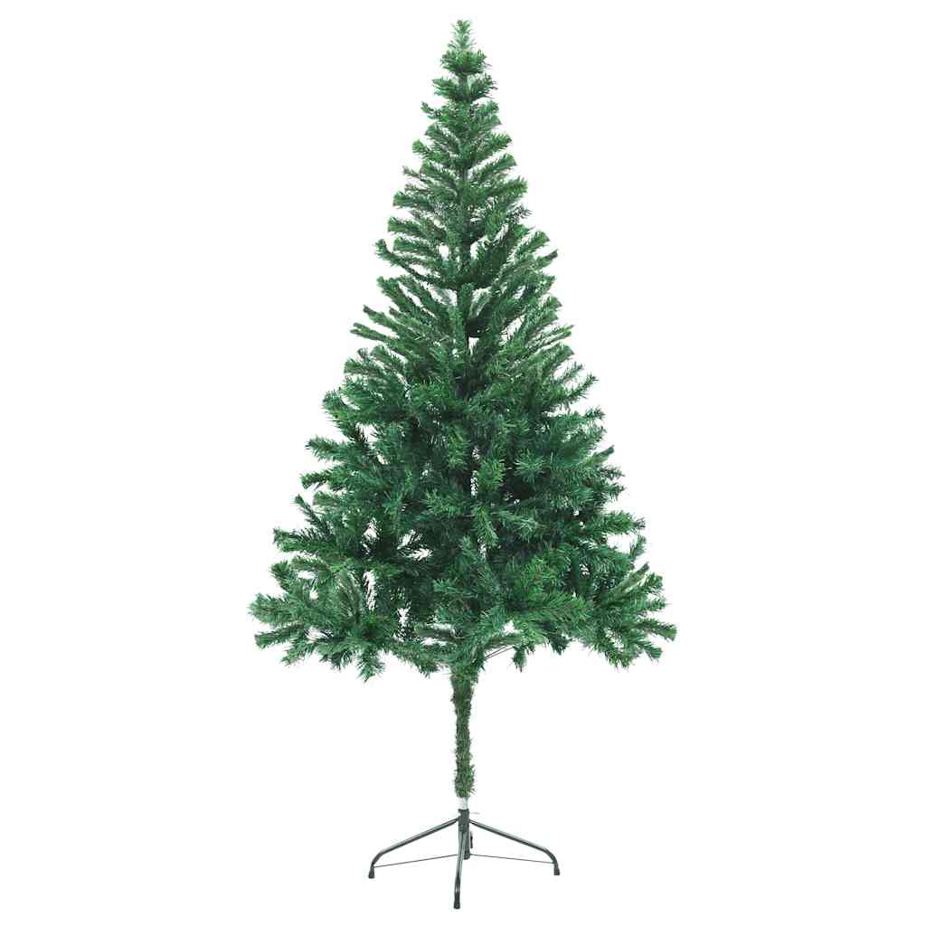 Albero di Natale Preilluminato Palline Bianco 180 cm 564 Rami 3077661