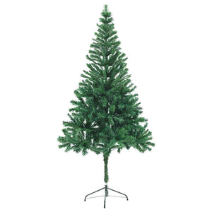 Albero di Natale Preilluminato Palline Bianco 180 cm 564 Rami 3077661