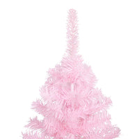 Set Albero Natale Artificiale con LED e Palline Rosa 180 cm PVC  cod mxl 15706