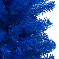 Albero di Natale Preilluminato con Palline Blu 120 cm PVCcod mxl 72863