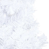 Set Albero Natale Artificiale con LED Palline Bianco 120cm PVC  cod mxl 26254