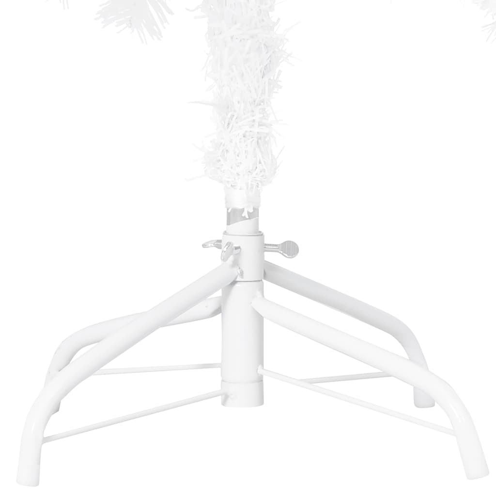 Set Albero Natale Artificiale con LED Palline Bianco 120cm PVC  cod mxl 26254