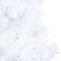 Albero di Natale Preilluminato con Palline Bianco 240 cm PVC 3077715