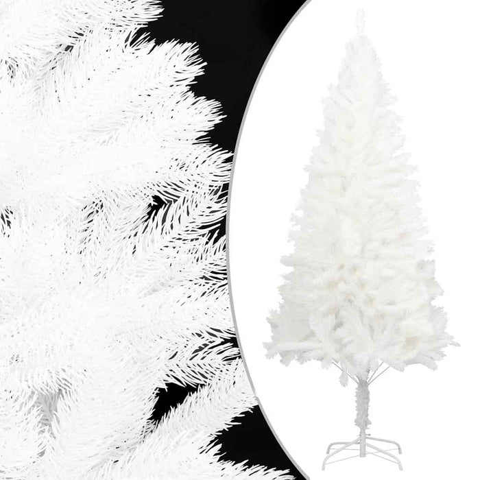 Albero di Natale Preilluminato con Palline Bianco 180 cm 3077720
