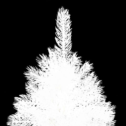 Albero di Natale Preilluminato con Palline Bianco 210 cm 3077721