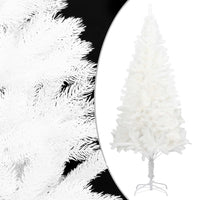 Albero di Natale Preilluminato con Palline Bianco 240 cm PVC 3077722