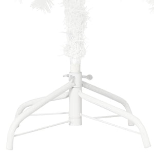 Albero di Natale Preilluminato con Palline Bianco 240 cm PVC 3077722