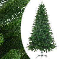 Albero di Natale Preilluminato con Palline Verde 150 cm 3077726