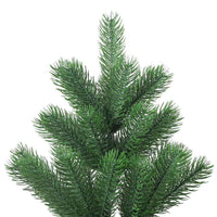 Albero Natale Artificiale Nordmann con LED Palline Verde 240 cm 3077734
