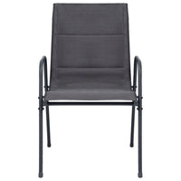 Set da Pranzo da Giardino 3 pz in Acciaio Antracite 3073475