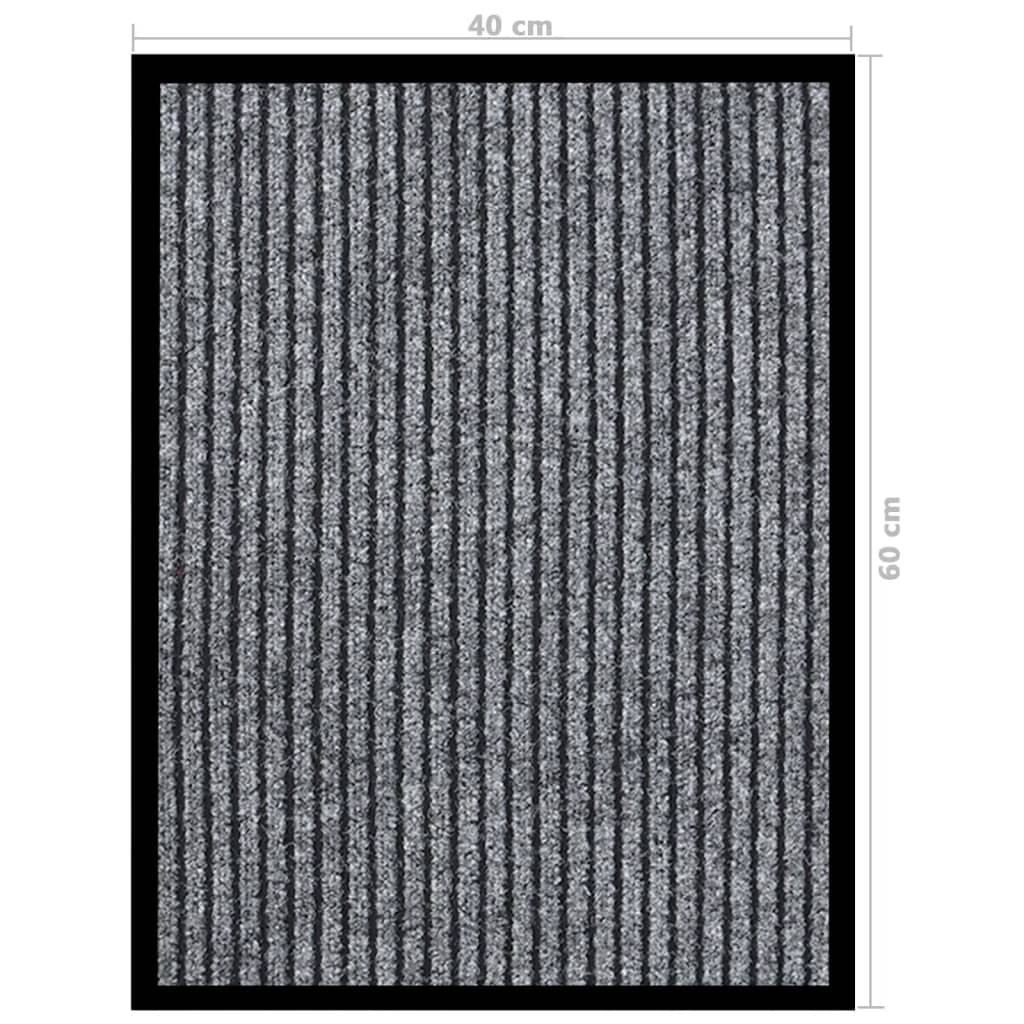 Zerbino Striato Grigio 40x60 cm 331604