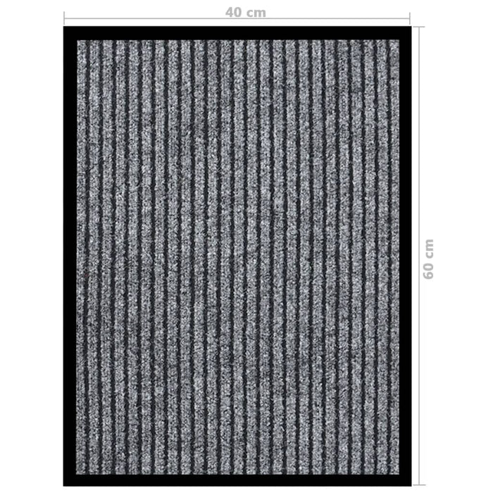 Zerbino Striato Grigio 40x60 cm 331604