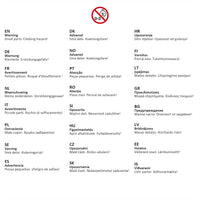 Cavalletto 2-1 per Bambini con Lavagna Nera e Lavagna Bianca 80342