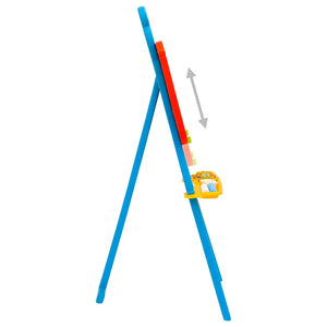 Cavalletto 2-1 per Bambini con Lavagna Nera e Lavagna Bianca 80342