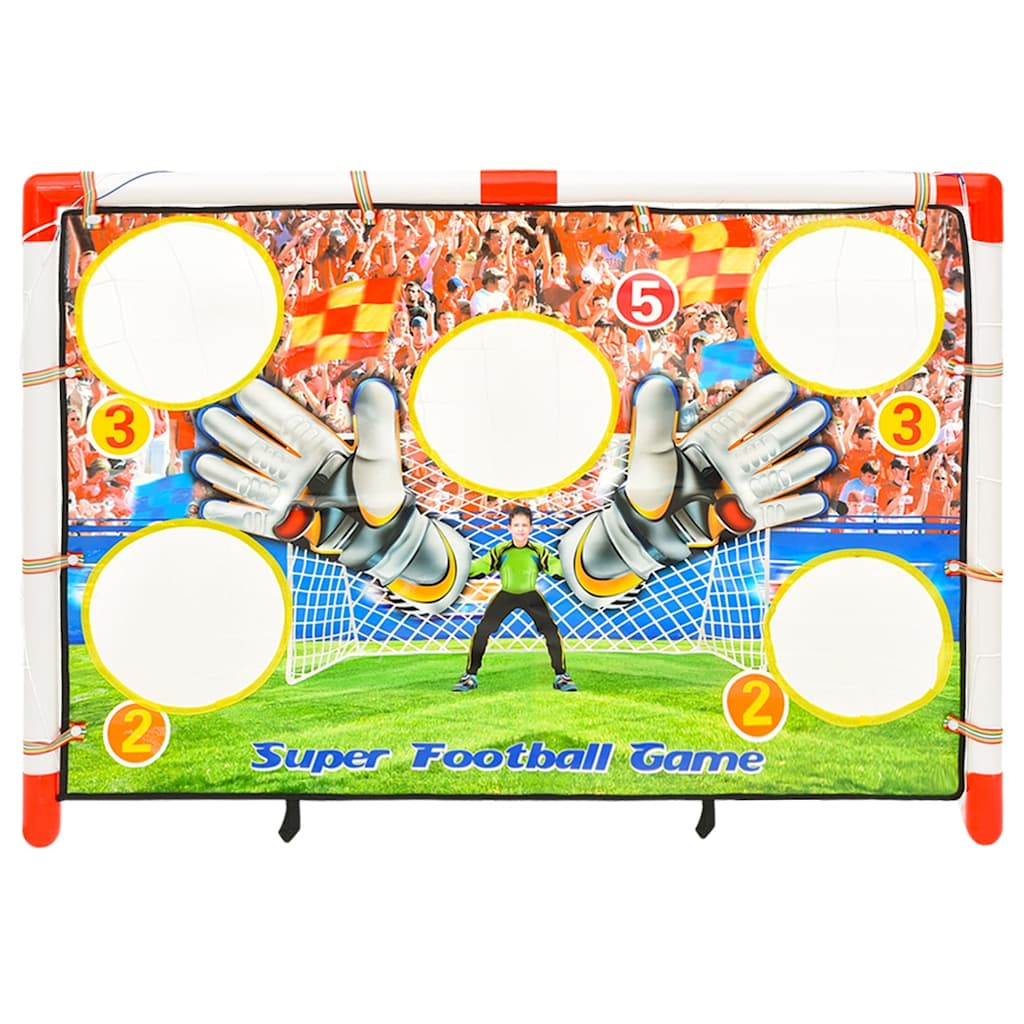 Set Porta da Calcio per Bambini con Pannello 120x51x77,5 cm 80344