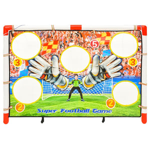 Set Porta da Calcio per Bambini con Pannello 120x51x77,5 cm 80344