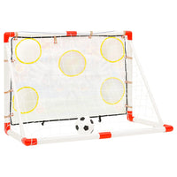 Set Porta da Calcio per Bambini con Pannello 120x51x77,5 cm 80344