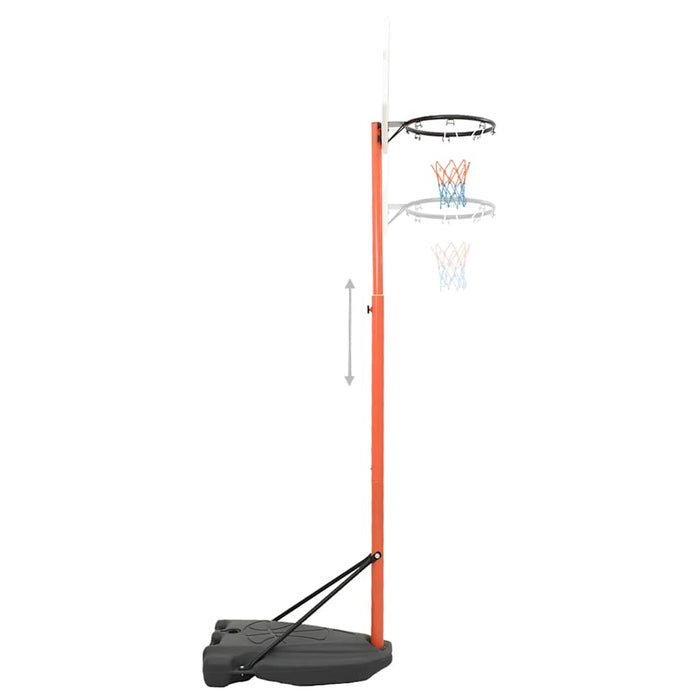 Set da Basket Portatile Regolabile 180-230 cm 80354