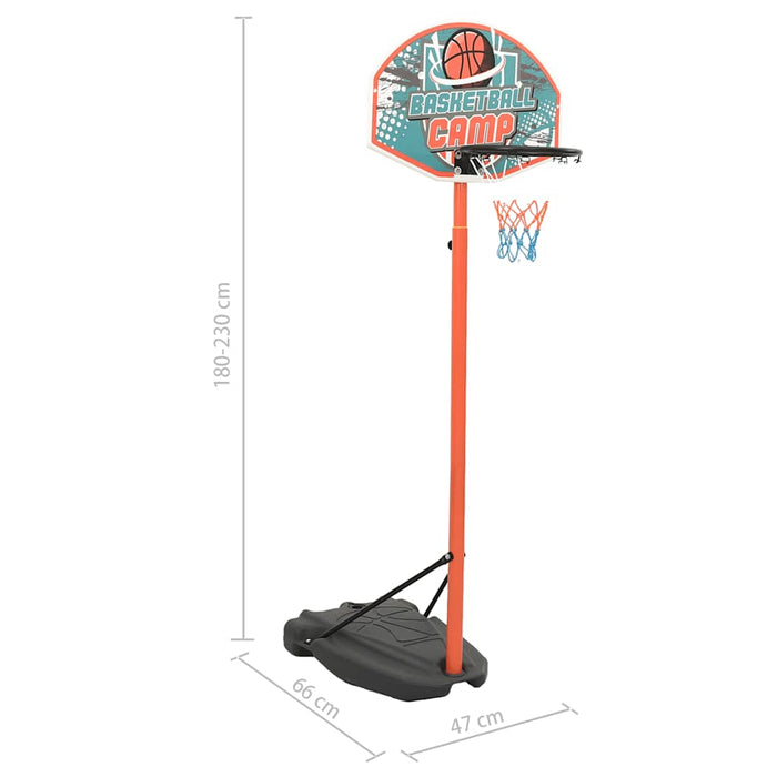 Set da Basket Portatile Regolabile 180-230 cm cod mxl 69953