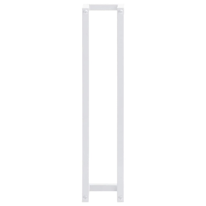 Portasalviette bagno per asciugamano piegato 60 cm acciaio bianco 02_0001636