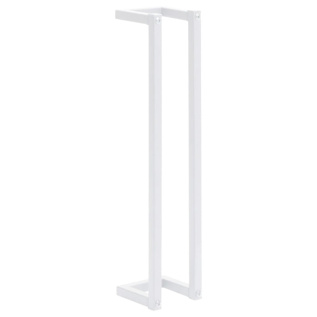 Portasalviette bagno per asciugamano piegato 60 cm acciaio bianco 02_0001636